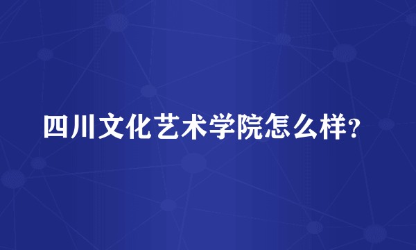 四川文化艺术学院怎么样？