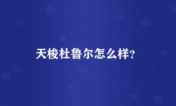 天梭杜鲁尔怎么样？