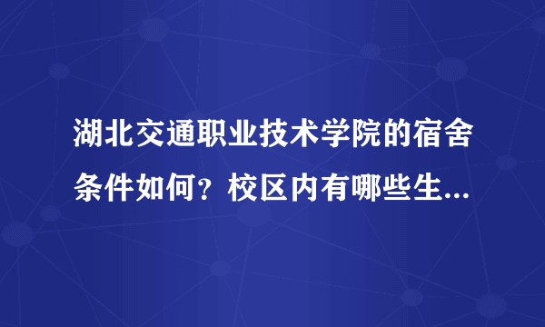 湖北交通职业技术学院的宿舍条件如何？校区内有哪些生活设施？