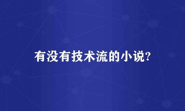 有没有技术流的小说?