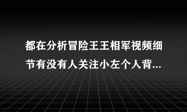 都在分析冒险王王相军视频细节有没有人关注小左个人背景？之前怎样的经历之前工作是什么？收入来源来自哪？