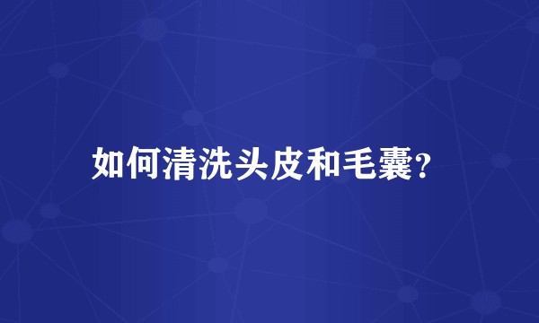 如何清洗头皮和毛囊?